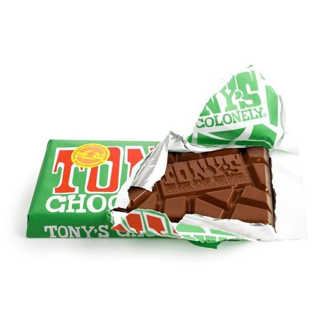 Tony's Chocolonely met eigen wikkel