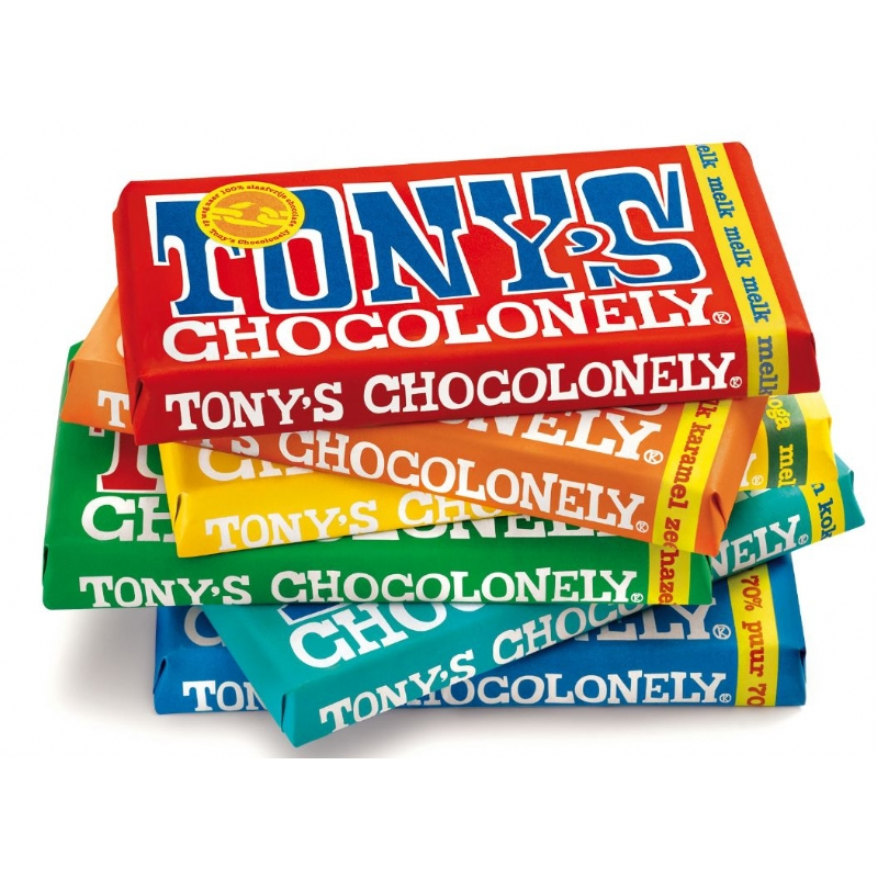 Tony's Chocolonely met eigen wikkel