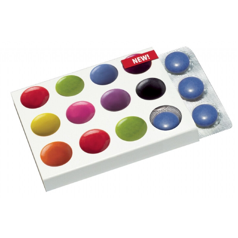 12 bedrukte chocoladelinzen