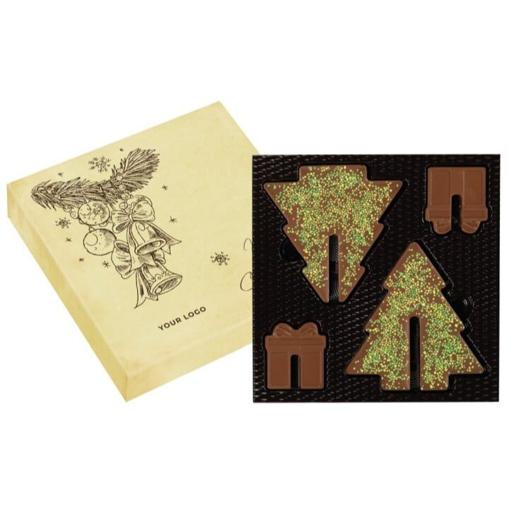 3D Chocolade Kerstboom Puzzel