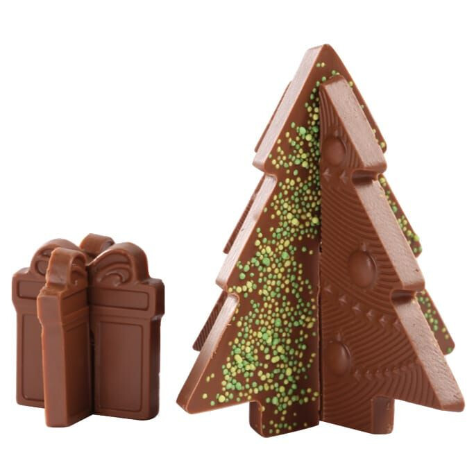 3D Chocolade Kerstboom Puzzel
