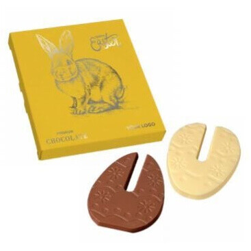 3D puzzel in chocolade 