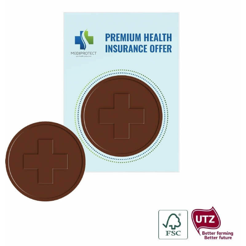 Chocolade medaille voor de helden