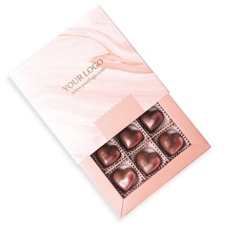 Velvet chocolade hartjes