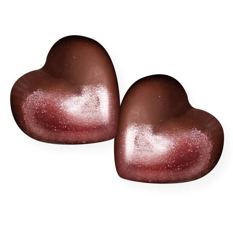 Velvet chocolade hartjes