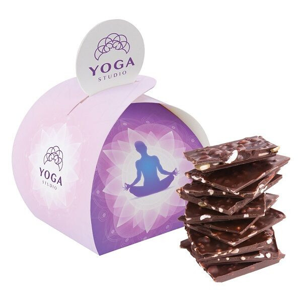 Vegan chocola met logo