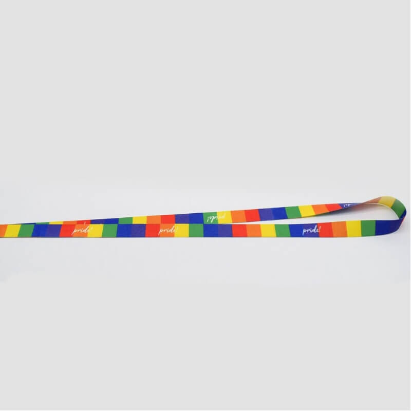 Lanyard in regenboogkleuren