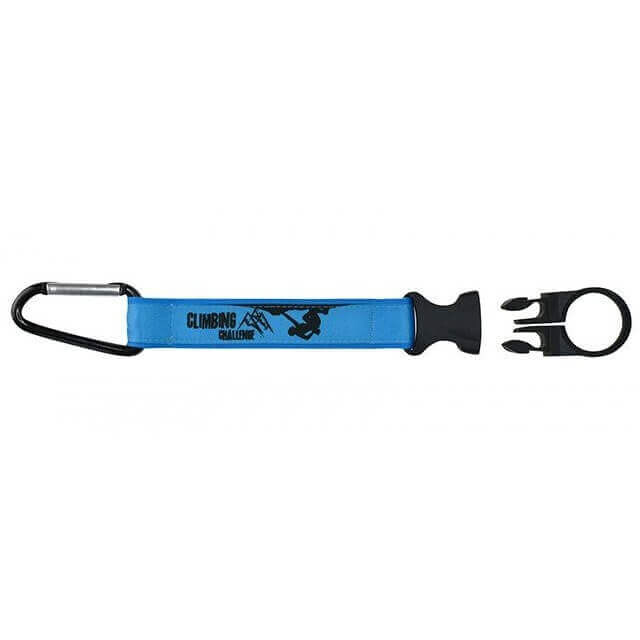 Korte lanyard met flessengreep: handsfree genieten