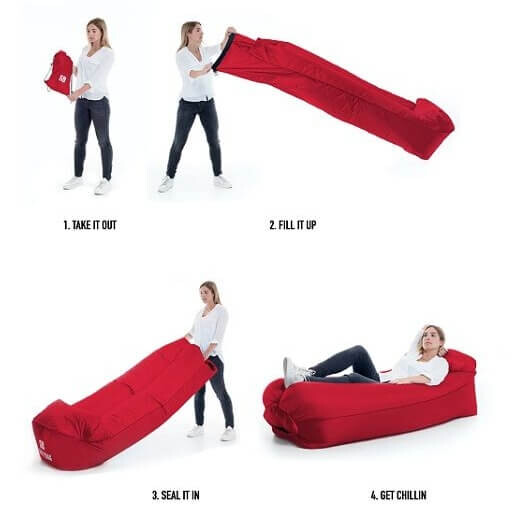 Opblaasbaar luchtmatras