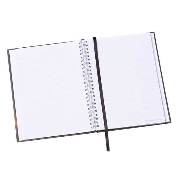 A5 notitieboek met half verborgen binding