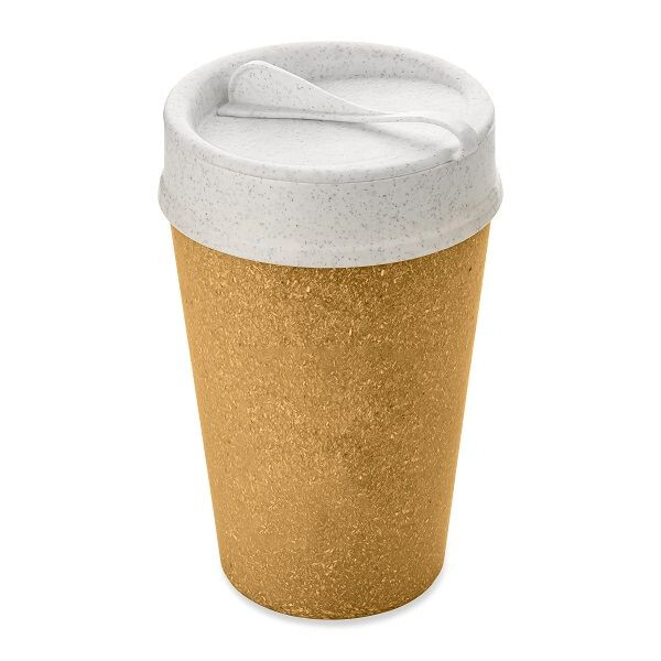 Iso to go dubbelwandige beker met deksel 400 ml