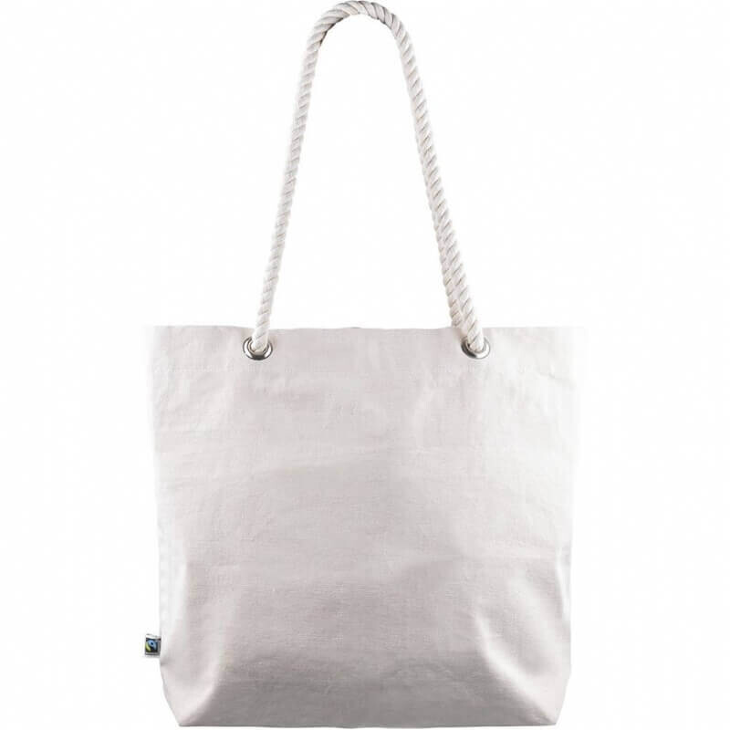 Strandtas uit fairtrade katoen 