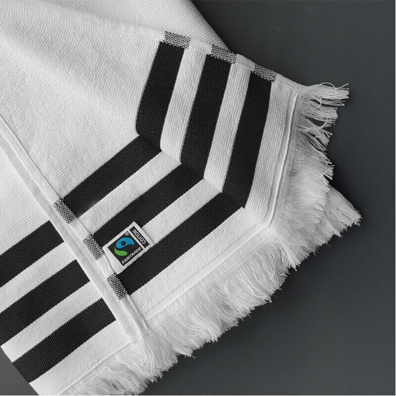 Handdoek met fairtrade katoen 
