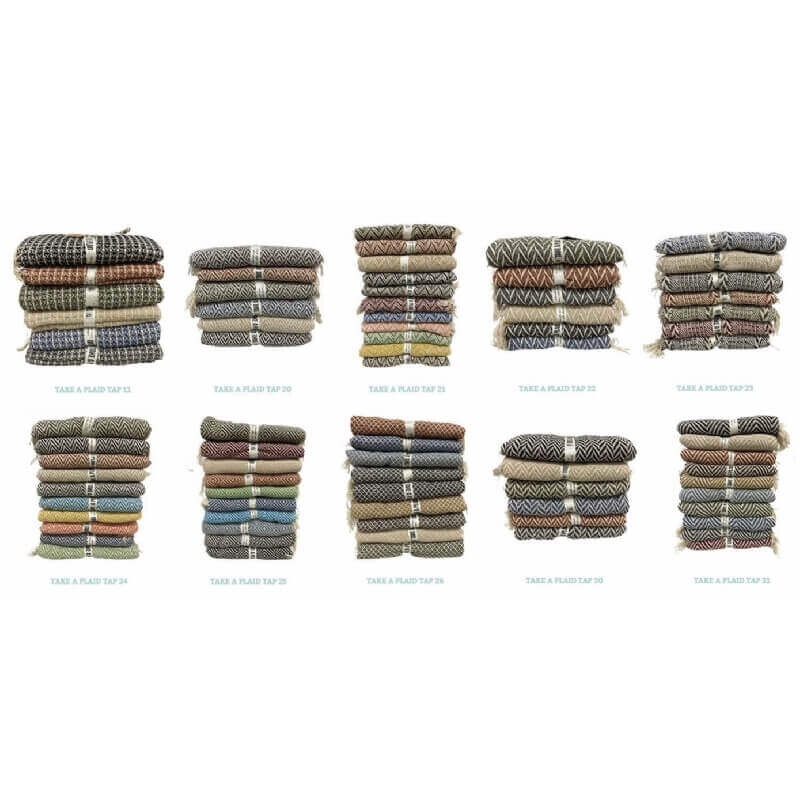 Eerlijke duurzame plaids gemaakt van gerecycled katoen