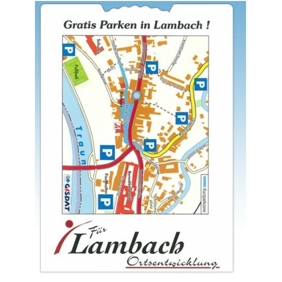 Parkeerschijf met benzinecalculator