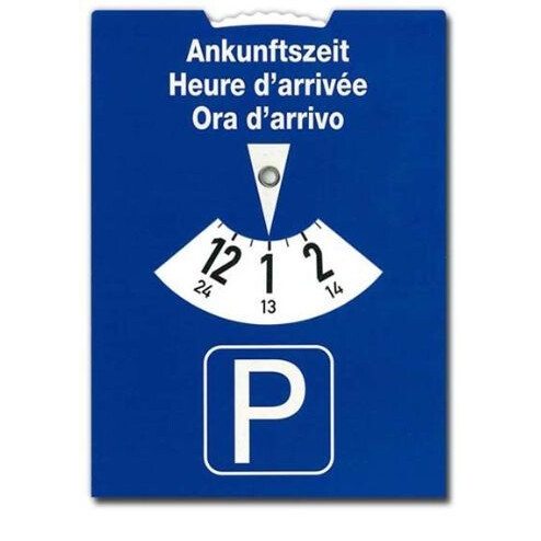 Parkeerschijf met benzinecalculator