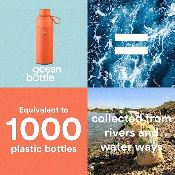 Ocean Bottle met logo bedrukken