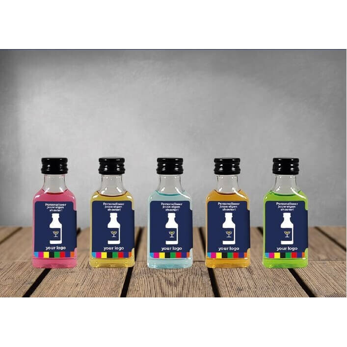 Shotjes met eigen etiket