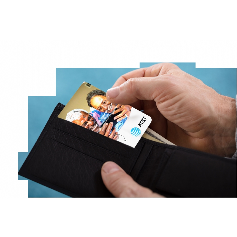Telefoonstandaard voor in je portefeuille