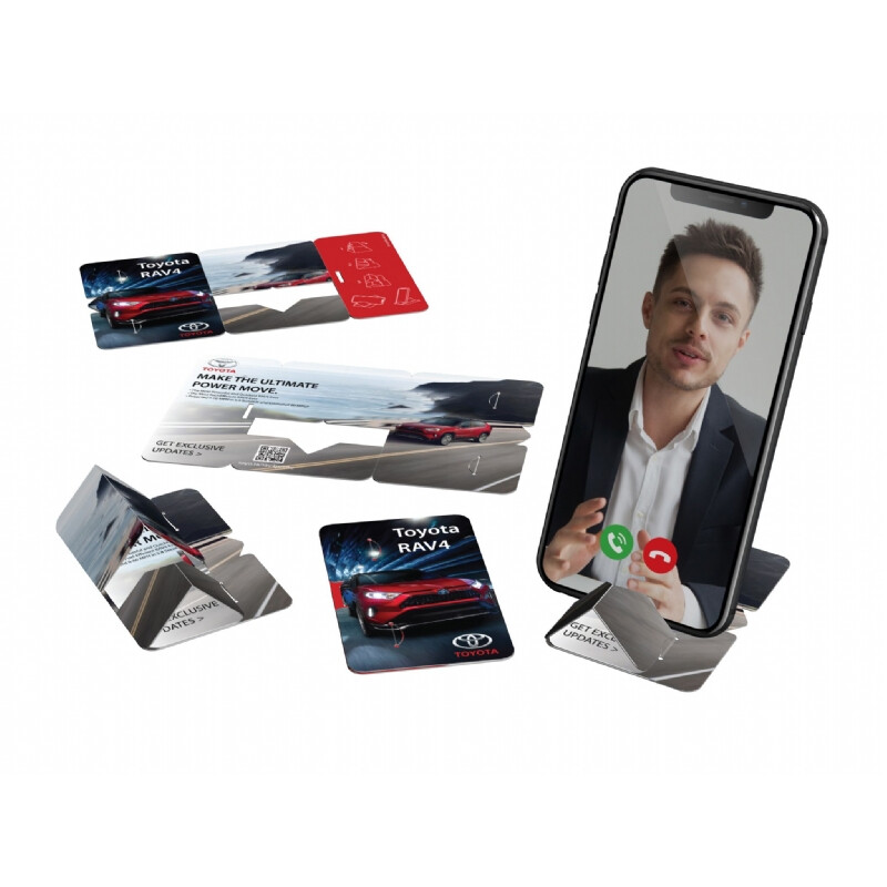Telefoonstandaard voor in je portefeuille