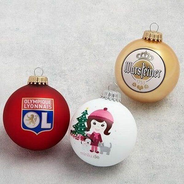 Kerstbal met logo