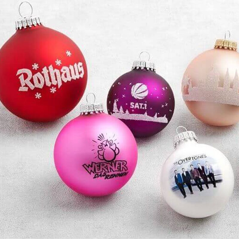 Kerstbal met logo