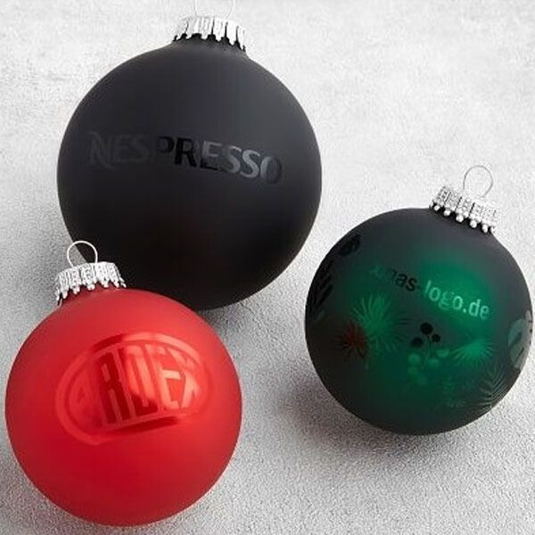 Kerstbal met logo