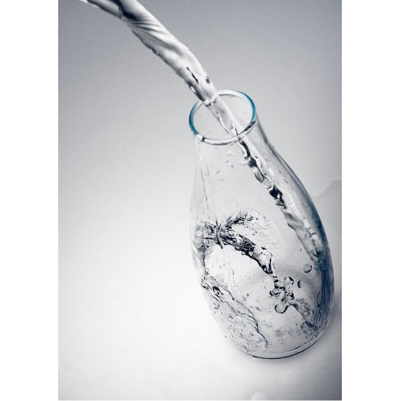 Glazen milieuvriendelijke waterfles