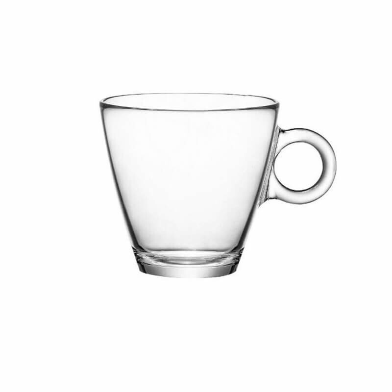 Glazen kop en schotel
