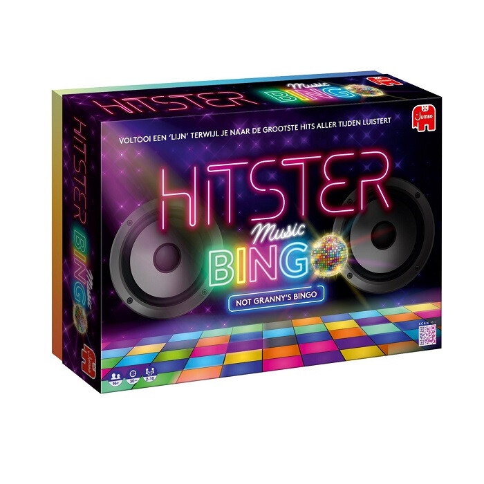 Hitster muziekspel met logo