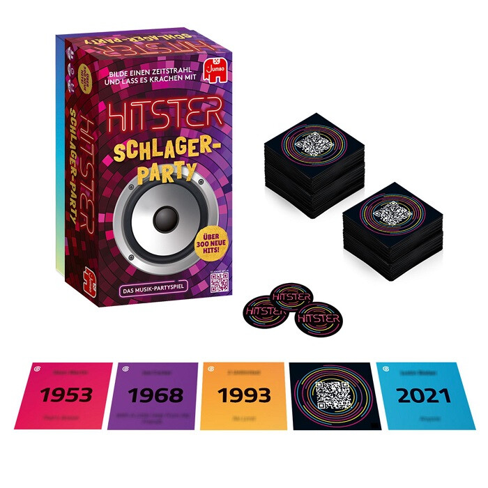 Hitster muziekspel met logo